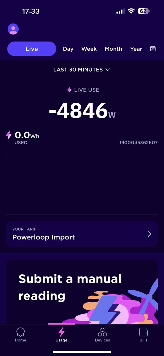 humphbecket's tweet image. So pleased I can use my ⁦@OctopusEnergy⁩ Mini to see my love grid utilisation. With #PowerLoop my net usage is going back to the grid from my #EV. Despite cooking a roast I’m sending 4.8kWh to the grid during peak time #v2g ⁦@OctopusEV⁩