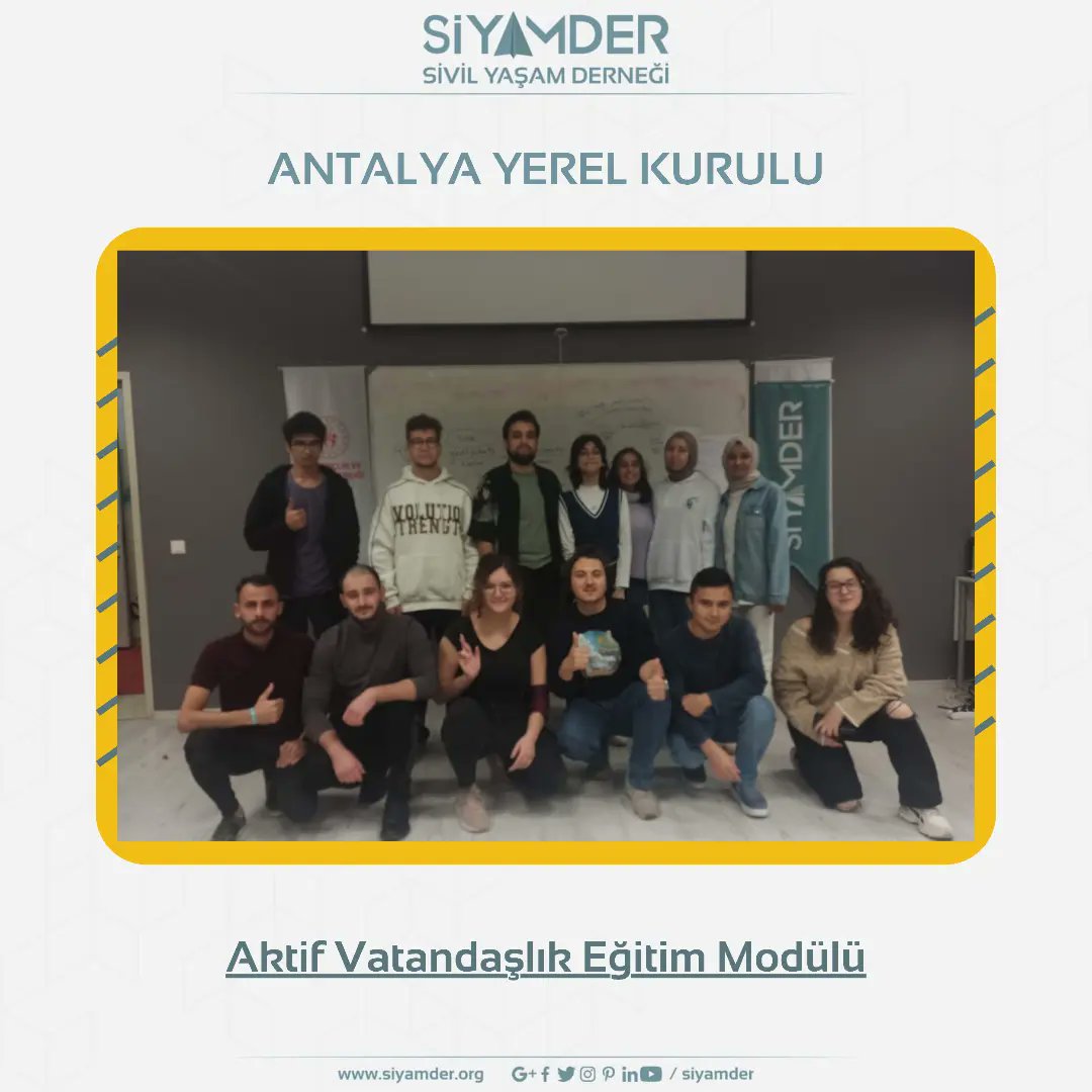 freecnsz's tweet photo. Merhaba değerli gönüllülerimiz😇 

Antalya Yerel Kurulu olarak derneğimiz bünyesinde bulunan Aktif Vatandaşlık Eğitim Modülü'müzü gerçekleştirdik😇 Eğlenceli ve bir o kadar da bilgilendirici geçen eğitimde aktif vatandaşlık bilincimizi tazeledik💯 https://t.co/Bh4H3LMP5x