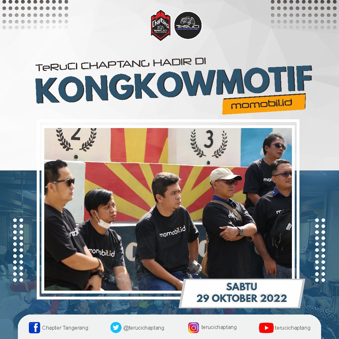 TeRuCI Chaptang hadir di acara Kongkowmotif momobil.id