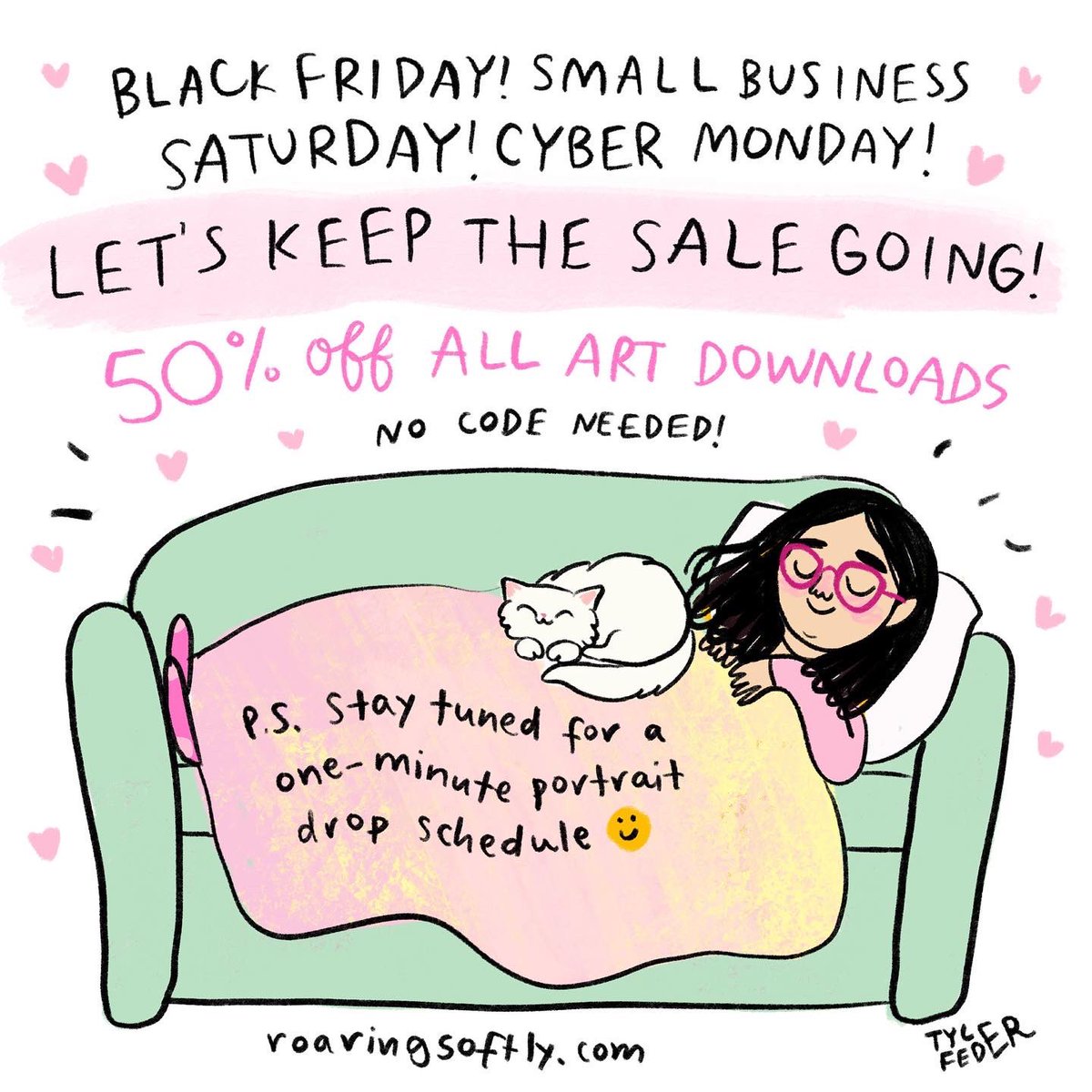 I'm having a big sale in my Etsy shop through Cyber Monday! Half off all digital downloads, no code needed! https://t.co/E7RWQb8bvA