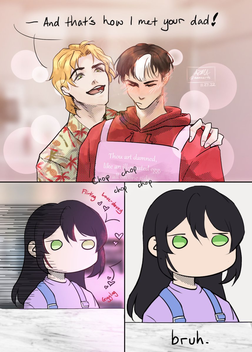 azmaArts's tweet photo. And That's How I Met Your Dad (Part II)
Lian is so done with them.
Did I go overboard on overlay & color dodge? Maybe? :D
#lianharper #BatFam #ArrowFam #jasontodd #royharper #jayroy, or as I like to call 'em, #RedArse https://t.co/7Lr6vb5qSw