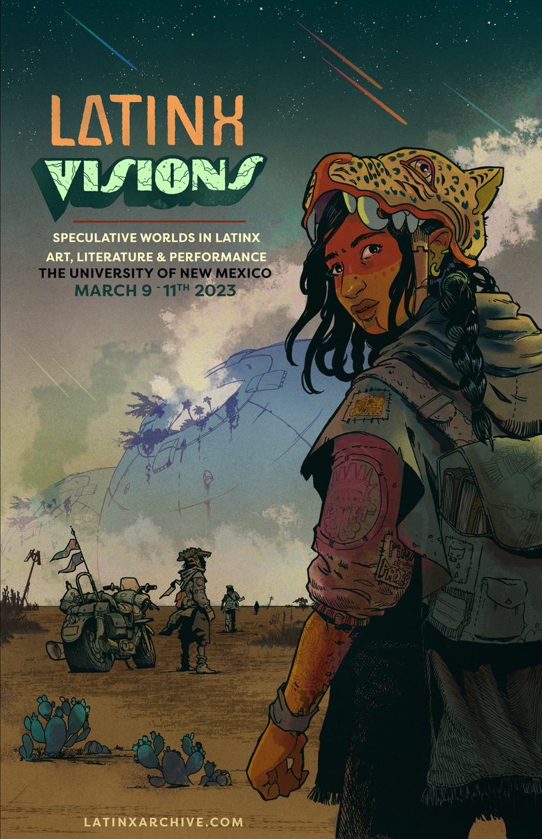 maiagiladi's tweet photo. Latinx Visions happening March 2023! The first conference dedicated to Latinx SF. Join us!! latinxarchive.con/home https://t.co/Y1uTj0bbIr