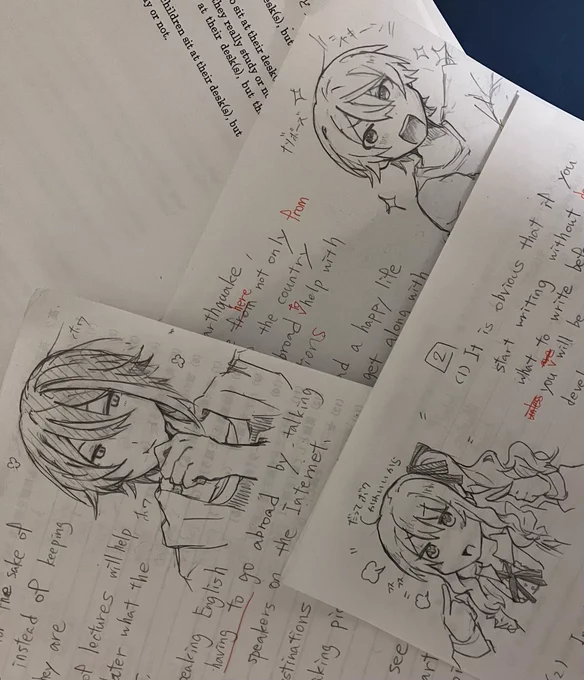 3時まで起きてるくせに勉強しているようでしていない(生存報告)(いつか消) 