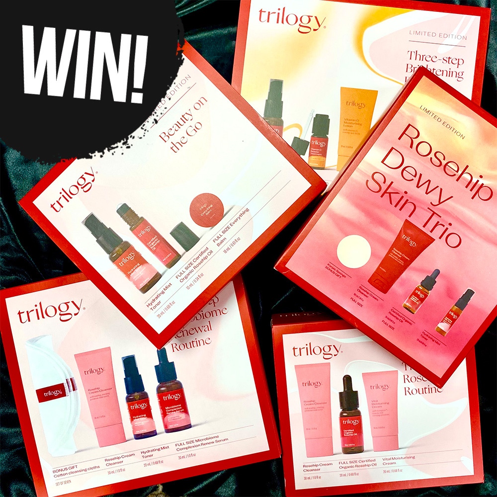 cloud10beauty's tweet photo. ❤️WIN❤️ We're still celebratin' the Black Friday sale buzz, and we wanna treat one lucky follower to ALL of these amazing Trilogy Gift Sets 🤩

Wanna win? 
✨ Retweet this with '🎁'
✨ Tag a friend⁠
✨ You BOTH must be following @cloud10beauty

⁠
T&amp;C's Apply ❤️⁠ https://t.co/nGbnM70erM