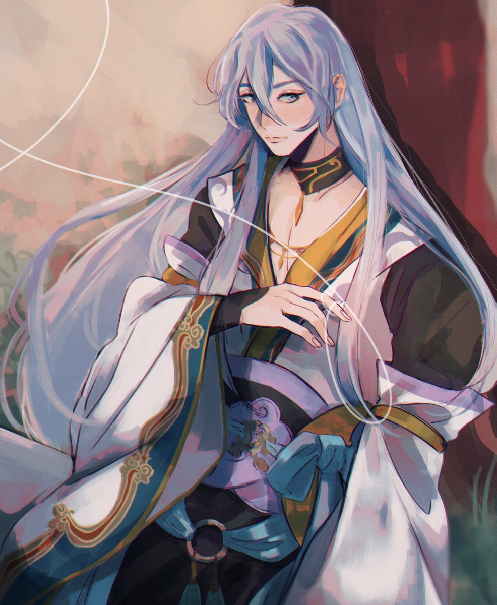 SlyFire_'s tweet photo. A commissioned artwork by @meru90 !
Character is Shi Yiguang from My Vow to My Liege 💙🤍
#MyVowToMyLiege #Otome https://t.co/WthZFveSUw
