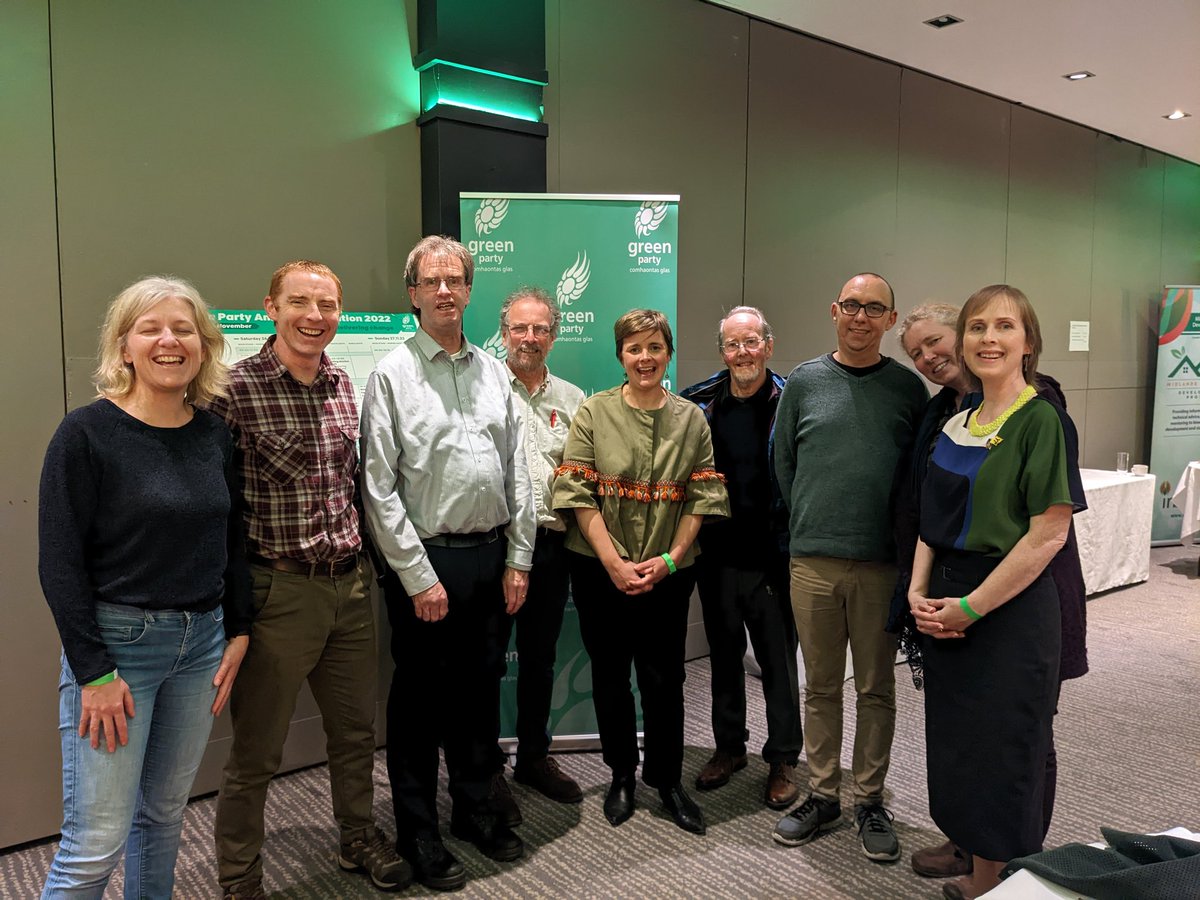 paulinegalway's tweet photo. What a great weekend! Thanks to everyone for coming! It was such an honour to chair the weekend. Galway Greens came in force #GPAC22 https://t.co/p4TASdQ5gT