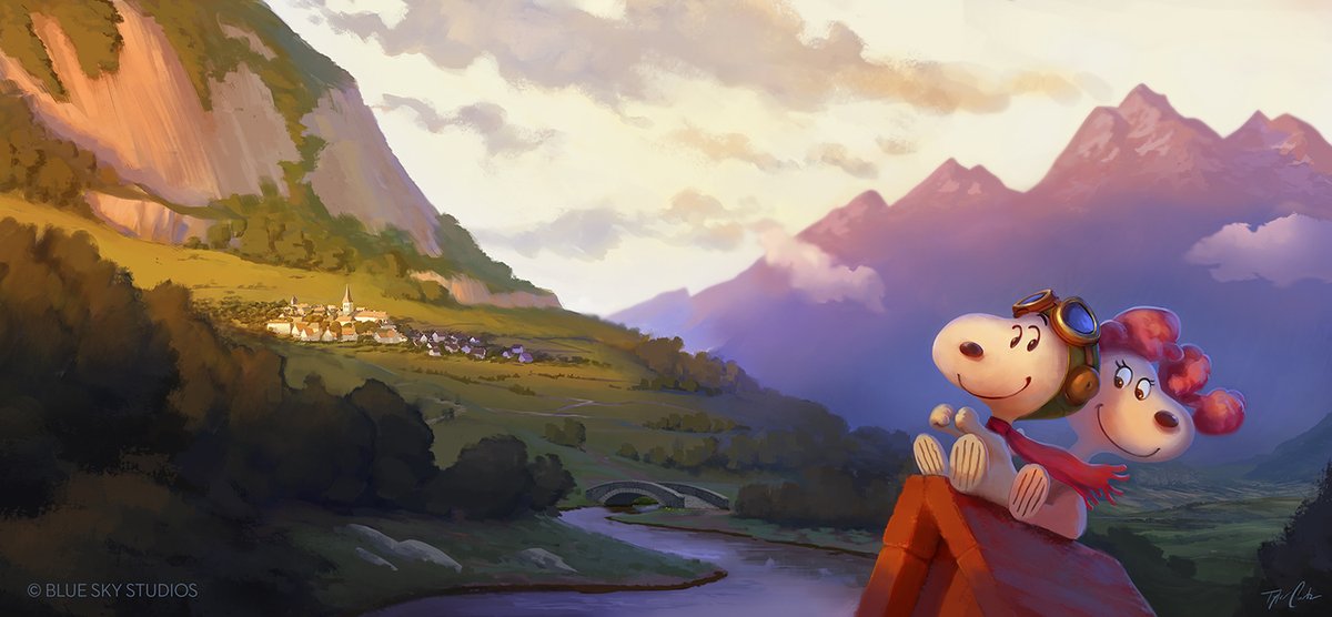 Animated Antic on Twitter "Have some concept art from The Peanuts Movie by Tyler Carter."