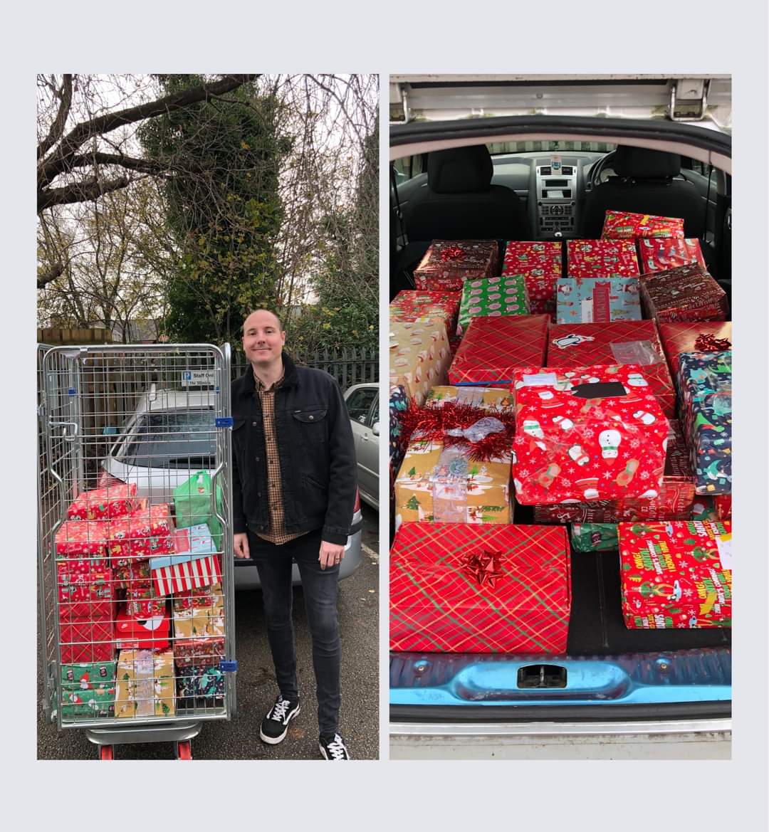 danlittler15's tweet photo. Thankyou to Wigan catering department, Bryn North and other departments for taking part in @ShoeboxFairies over 30 boxes where collected in total. Hopefully they will make a difference to someone's Christmas @linzhastings @djfish04 #WWLnhs #Christmasspirt #spreadingchristmascheer https://t.co/R0VUQKLdB3