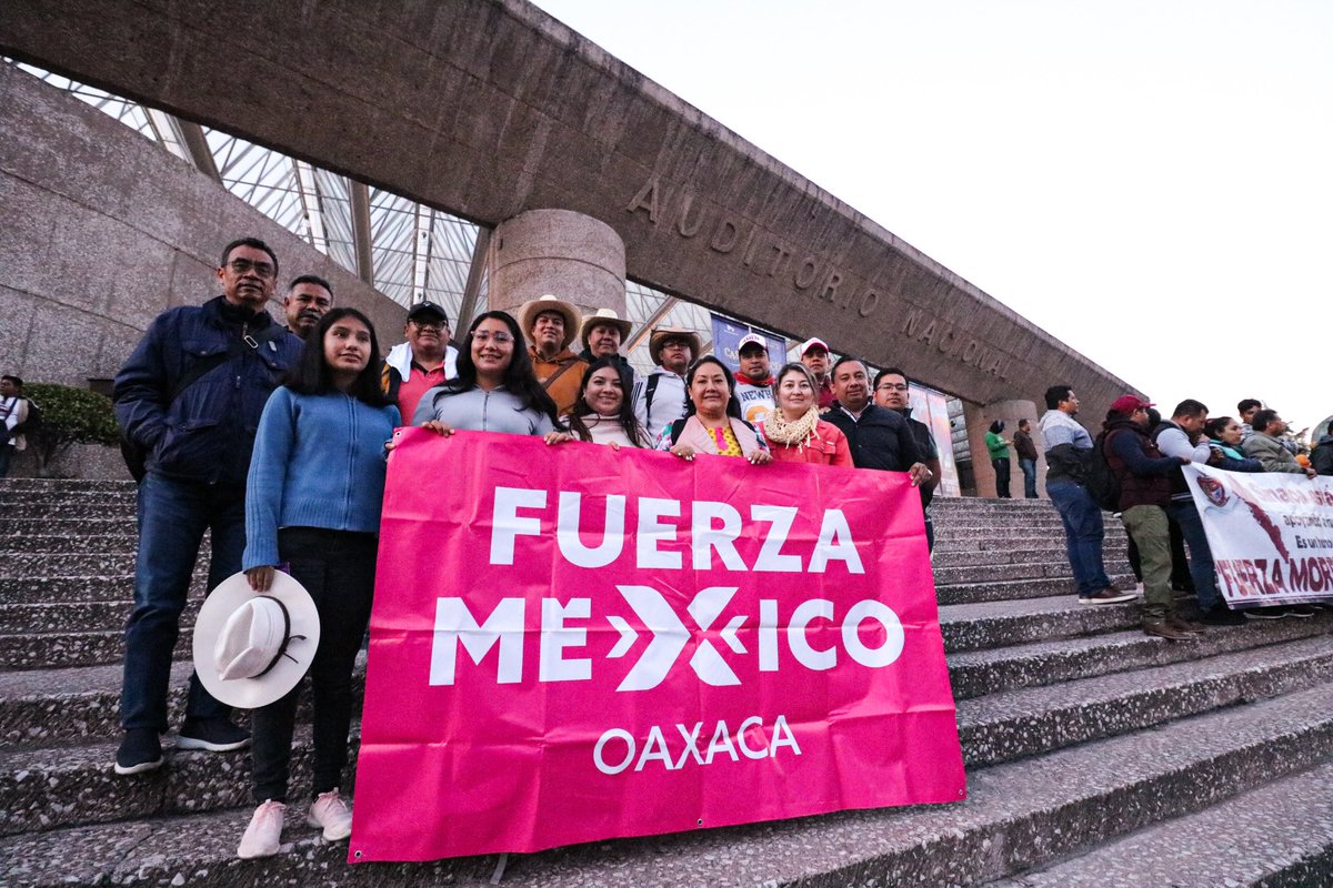 PETEOOAX's tweet photo. 🌸 Una auténtica fiesta democrática y con aires de transformación, eso fue la marcha del día hoy a la que convocó el presidente @lopezobrador_.
#FuerzaPorMéxicoOaxaca no podía faltar, sabiendo que donde haya propuesta y trabajo, ahí vamos a estar. https://t.co/bHksPOG4ZQ