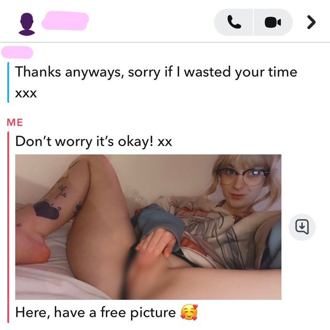 If you catch me on Snapchat at the right time when I&rsquo;m feeling horny &amp; generous, you might just get free