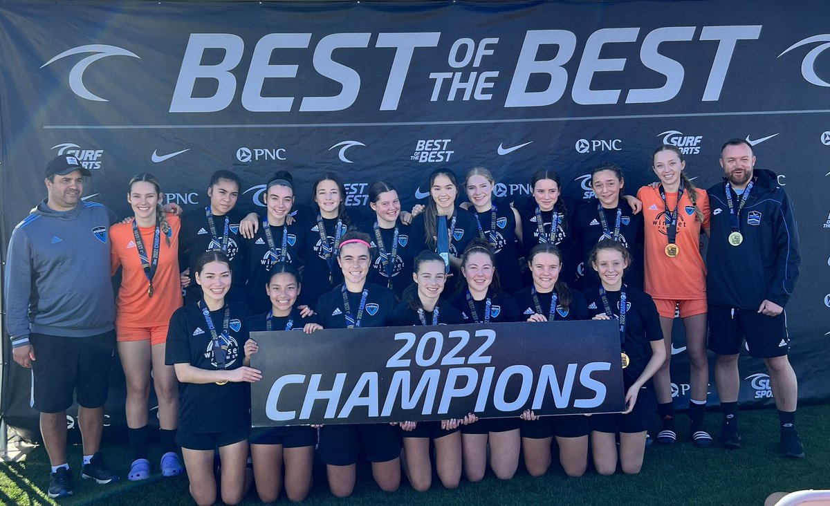 The Fusion FC are Surf Cup Champions!!! They went undefeated and we wish them safe travels back.