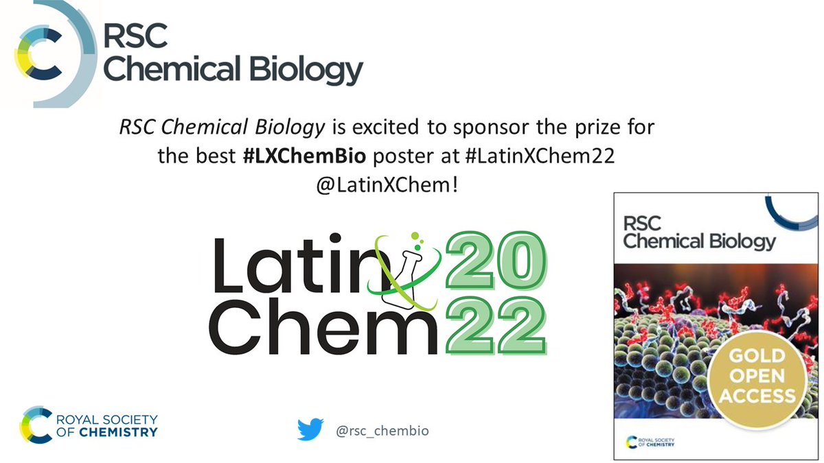 RSCAdvances's tweet photo. We are happy to support #LatinXChem22 and #LXChemBio! https://t.co/72A12QLlk3