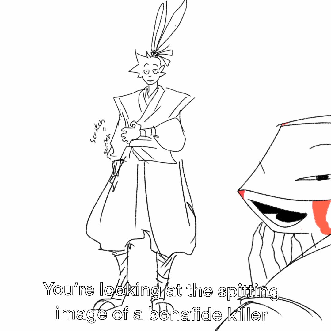 orobeori's tweet photo. They r amigos #tmntfanart #tmntau #kibstmnt #usagi 
Also usagis name in my au(?) verse (???) is bennosuke! Idk how the timelines work at the moment but they are firendsc(?) https://t.co/38eb32avav