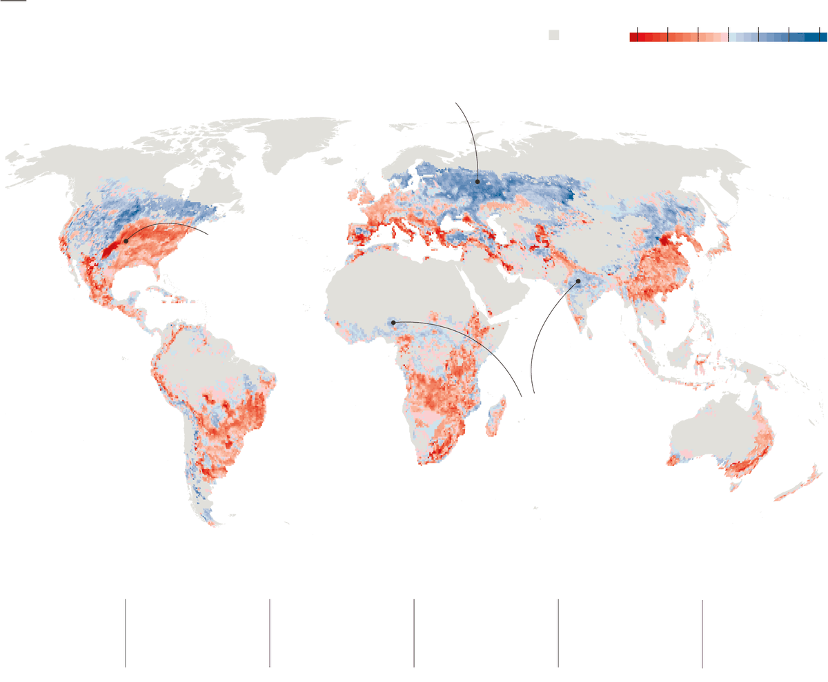 YaleClimateComm's tweet photo. 71% of Americans believe that global warming will harm future generations. #Climatechange is projected to impact crop placement, with expected overall decreases in global rice, maize, and coffee yields by the late 21st century: https://t.co/LFbdHO6aRC via @TheEconomist https://t.co/vinElCaQo6