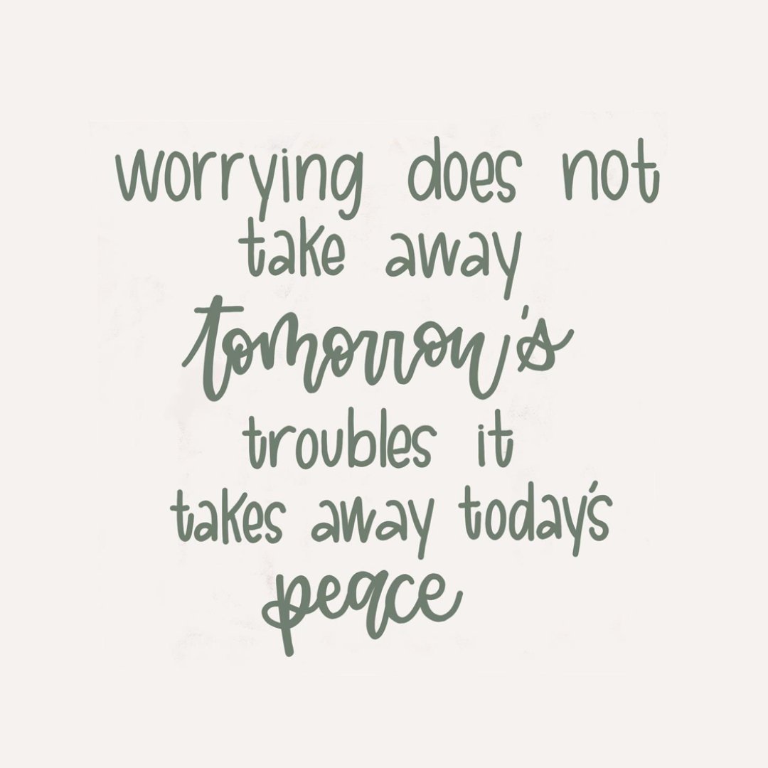 UMMHealthy's tweet photo. Worrying does not take away tomorrow's troubles. It takes away today's peace.
#StressLess #MHealthy #StressLessSunday https://t.co/AMdg9GMHJm