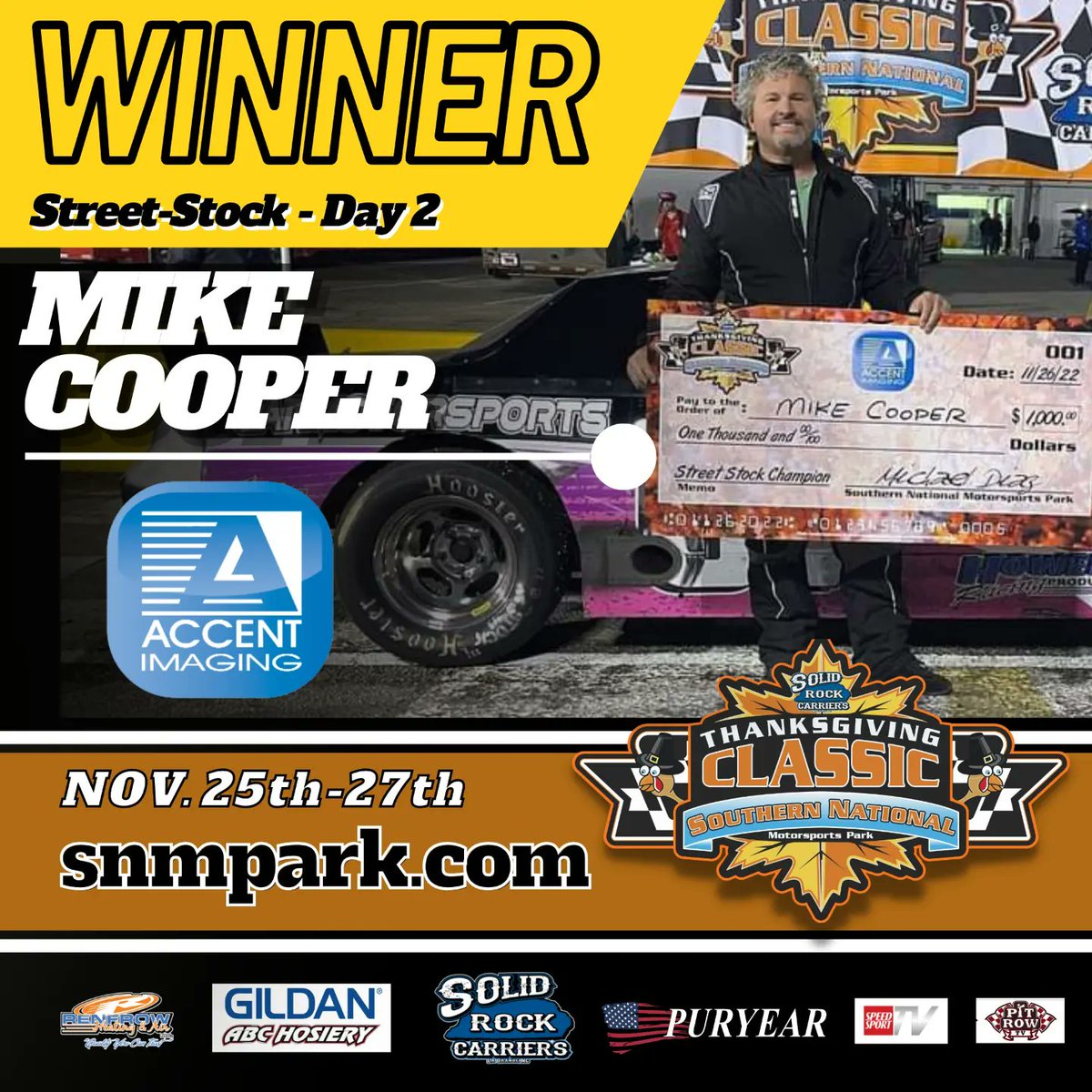 SNM_Park's tweet photo. While we dry the track in anticipation of a 2 or 2:30 pm green flag, here's another look back at our class winners from last night!

Mini Stocks - Robert Strmiska
Legends - Carson Haislip
Mods - Chase Burrow
Street Stocks - Mike Cooper

🖥 https://t.co/kCGqRR1ToW https://t.co/vNOD1a5DJy