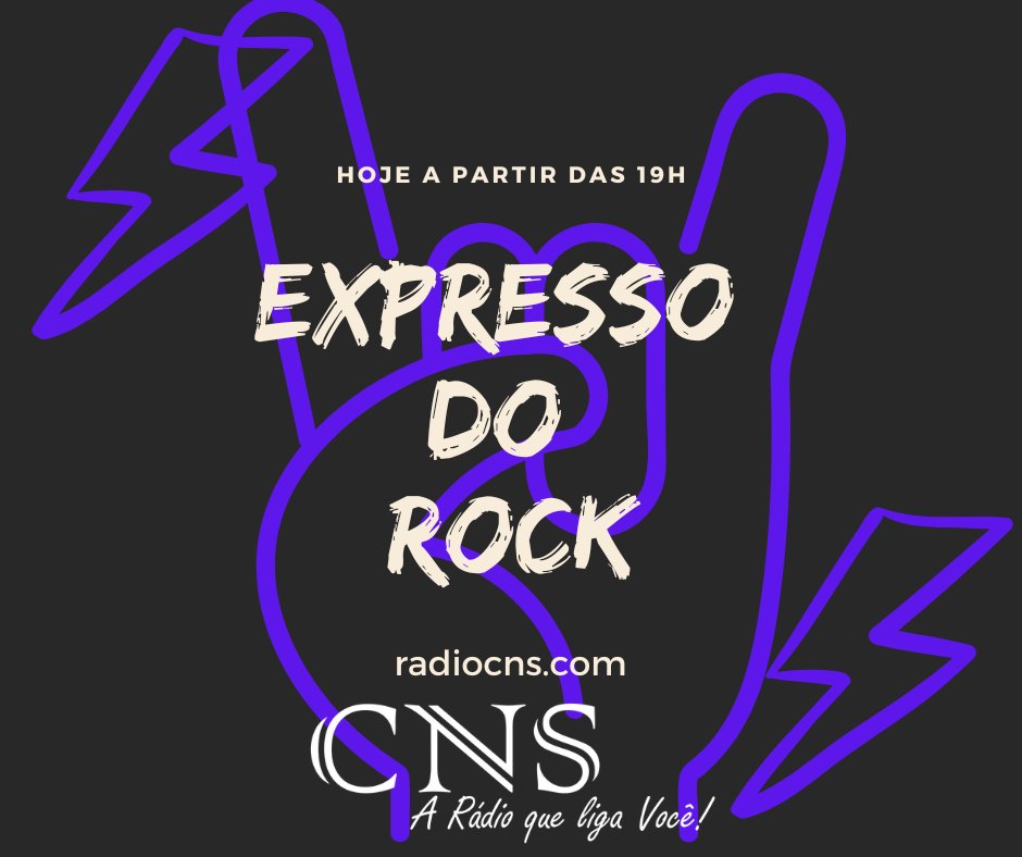 radiocns's tweet photo. Hoje à noite tem #ExpressoDoRock na #CNS ► https://t.co/RGoQ6aAIOn 🎧💣

#Aradioqueligavoce #músicaboa #Canoas #hitz #singer #webradio #Flashbacks #radio
#charts #NowPlaying #Playlist #FanáticosPorMúsica #Domingou #sunday #novidades #TôNoRockBebê #rockradio #rock https://t.co/vRvwcCdIIh