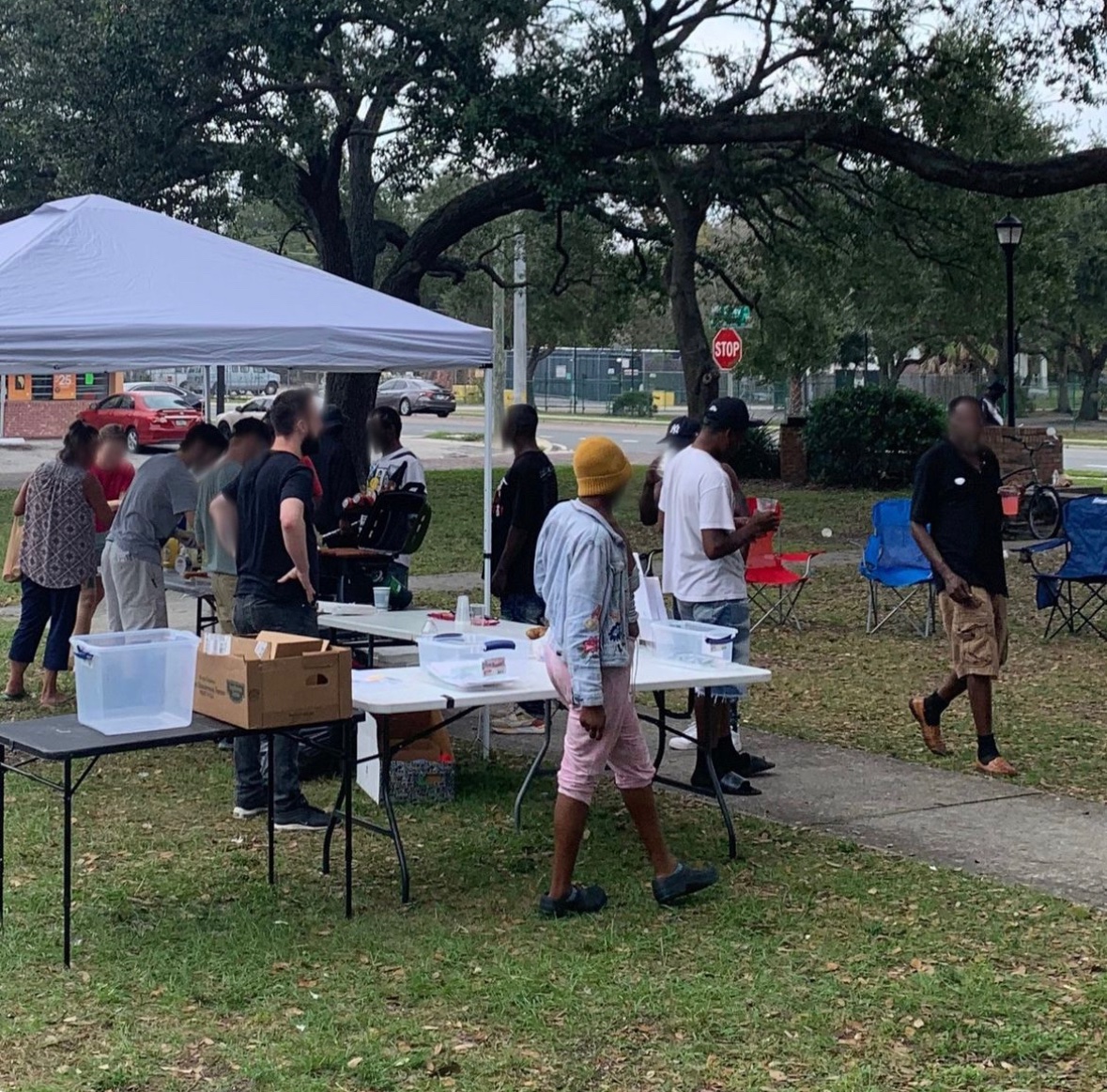 TropCommunists's tweet photo. Another Saturday means another community meeting in Borrell Park. Yesterday, we sat down with neighbors and friends to discuss further plans for developing this project into a fully-fledged tenants' assembly with the explicit aim of lowering rent across the city through... https://t.co/56odQFbrg3