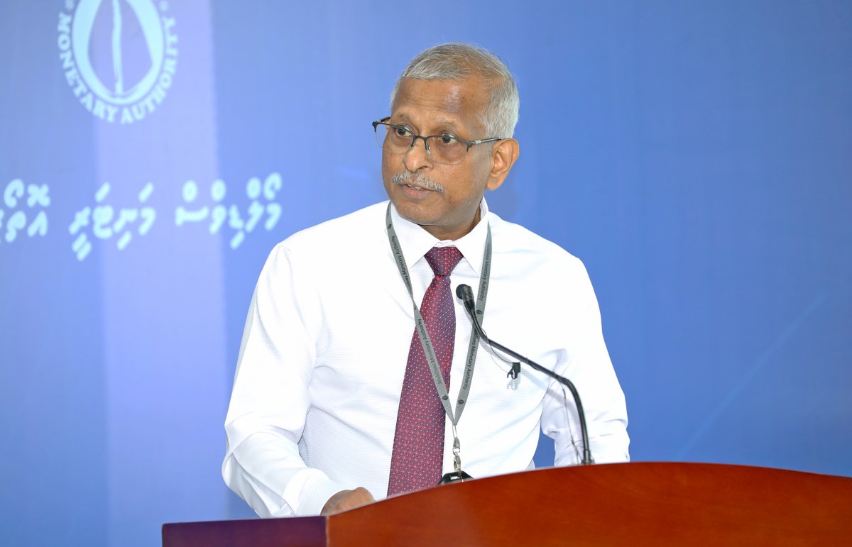 “This is the first time ever that in the #Maldives financial regulators &amp; #ClimateResilience experts come together to discuss how to advance #InclusiveGreenFinance” - <a href="/MMAli/">mmali</a> Governor Ali Hashim at the IGF Multistakeholder Workshop for the Maldives. #SDG13 #ClimateAction #SDG7