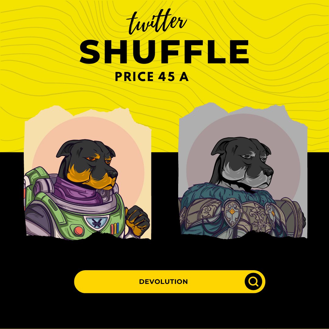Devolution_Ox's tweet image. 🚨INSTAN SHUFFLE🚨
Devolution #014 - #015
Price : 45A
Link: algoxnft.com/shuffle/1166
@ALGOxNFT
Let's gooo 🎉
#AlgorandNFTs #algofam #Algorand