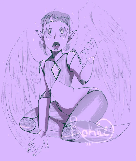 Angel Darling [OC]#DnDcharacter 