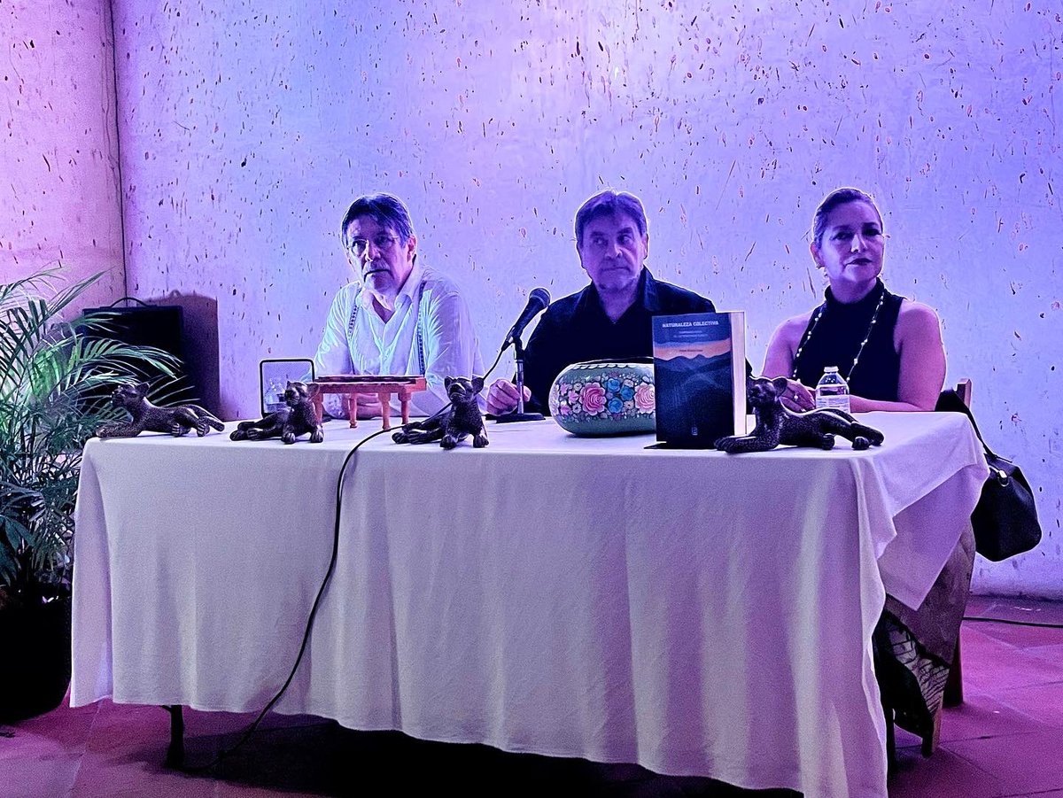 ExConventoChis's tweet photo. El Centro Cultural Exconvento Santo Domingo fue sede de la presentación del libro NATURALEZA COLECTIVA. Gobernanza Social de los Territorios Rurales del Dr. Pedro Álvarez Icaza. https://t.co/FzWyE6ybtw