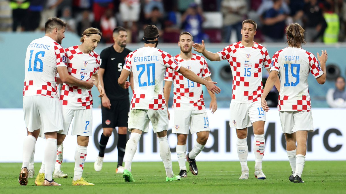 FIFAWorldCup's tweet photo. ⏫🇭🇷 Croatia are up and running

#FIFAWorldCup | #Qatar2022 https://t.co/VbTrIBHZZ6