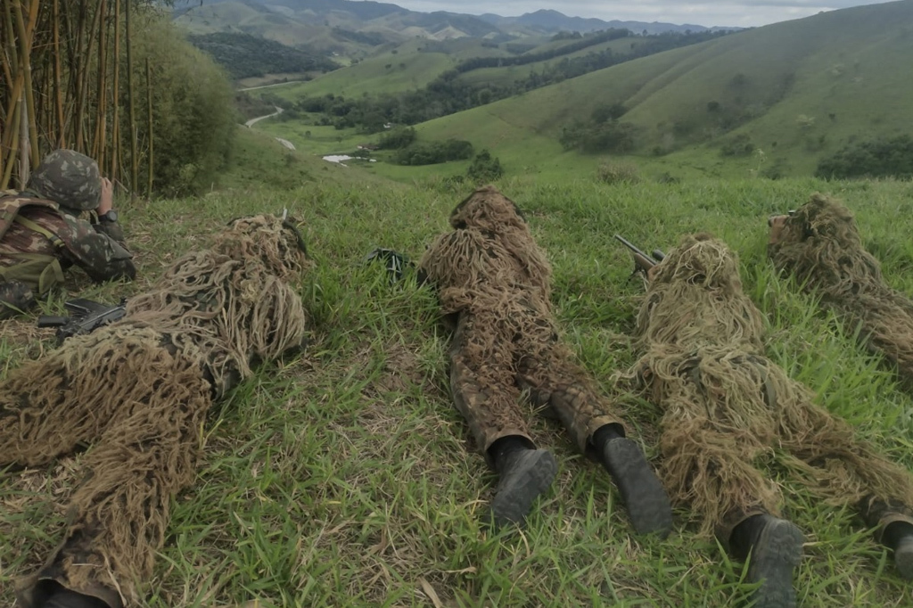 exercitooficial's tweet photo. O Centro de Doutrina do Exército, por intermédio da Divisão de Acompanhamento Doutrinário e Lições Aprendidas, realizou o acompanhamento doutrinário da Manobra Escolar da Academia Militar das Agulhas Negras (AMAN), edição de 2022.

#BraçoForte
#MãoAmiga https://t.co/95LNPimlZl