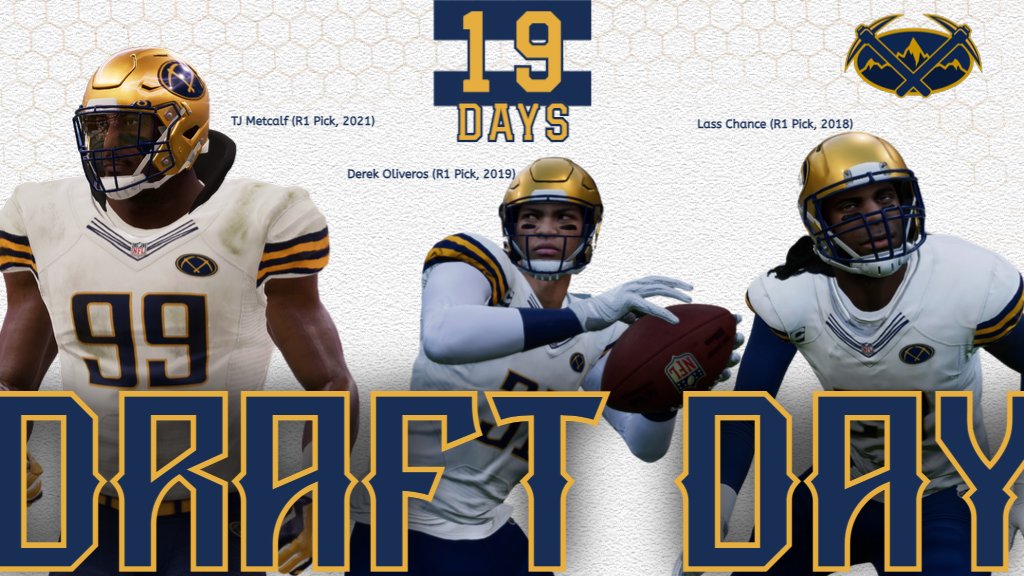 MinersRFL's tweet photo. The @RFL_Sim_League 2022 #RFLDraft is less than three weeks away. 

Will your name be added to the #GoldRush? https://t.co/PVjYy00ehN