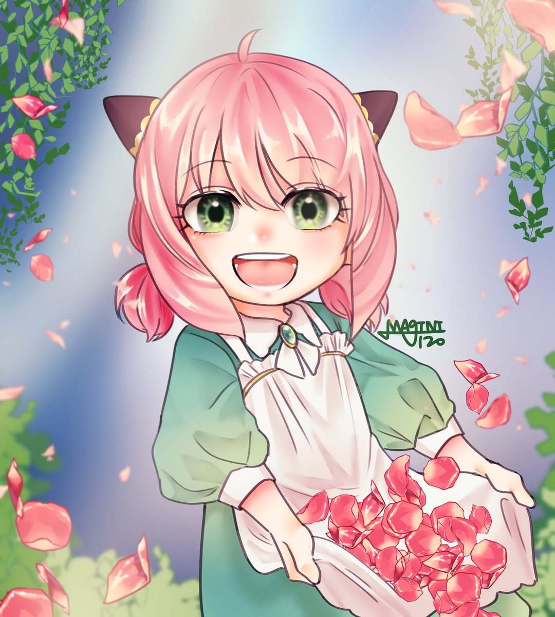 magini_120's tweet photo. ダミアニャ] 愛の色はピンク💗🌸
#SPY_FAMILY 
#스파이_패밀리
#スパイファミリー https://t.co/h9gugzMhfw