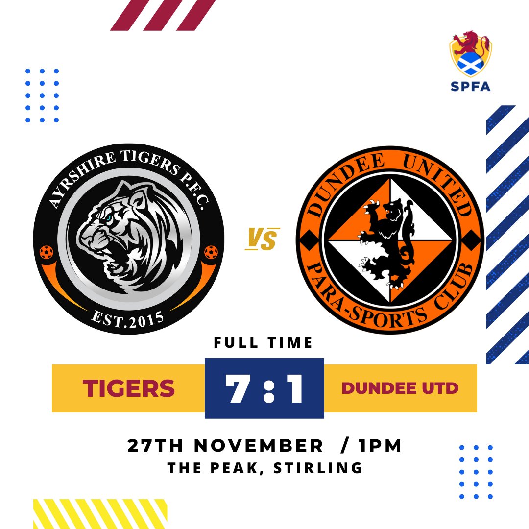 Tigers_PFC's tweet photo. Back-to-back victories for the Tigers in the @The_SPFA Championship. Remaining top of the league table ๐
#ATPFC #Tigers #PowerchairFootball #disabilitysport https://t.co/q1Rzz2sgRB