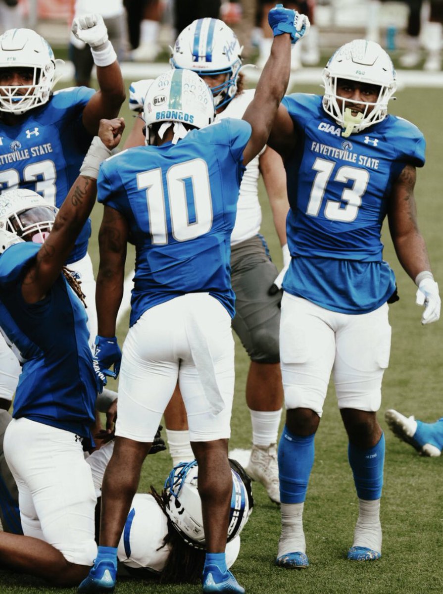 emmanuel_cater's tweet photo. Fayetteville State University offered! | 2022 CIAA CHAMPIONS 🏆 
@coachrandall55 #Broncopride https://t.co/NGCSJf1qS8