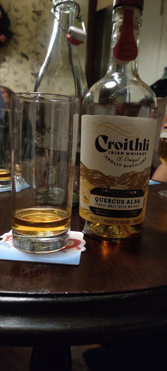 Great whiskey tasting last night for the club. Hosted by the awesome <a href="/brianborud9/">thebrianboru</a>. Great pub worth checking out!

We tried Teelings 25 yr old and Croithli single malts. Reviews are on Twitter <a href="/DublinWhiskeyCl/">Dublin Whiskey Club</a>
