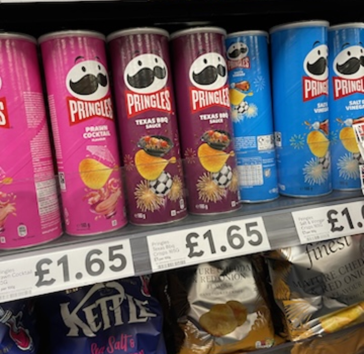 £1.65 #Pringles prices at little Tesco
