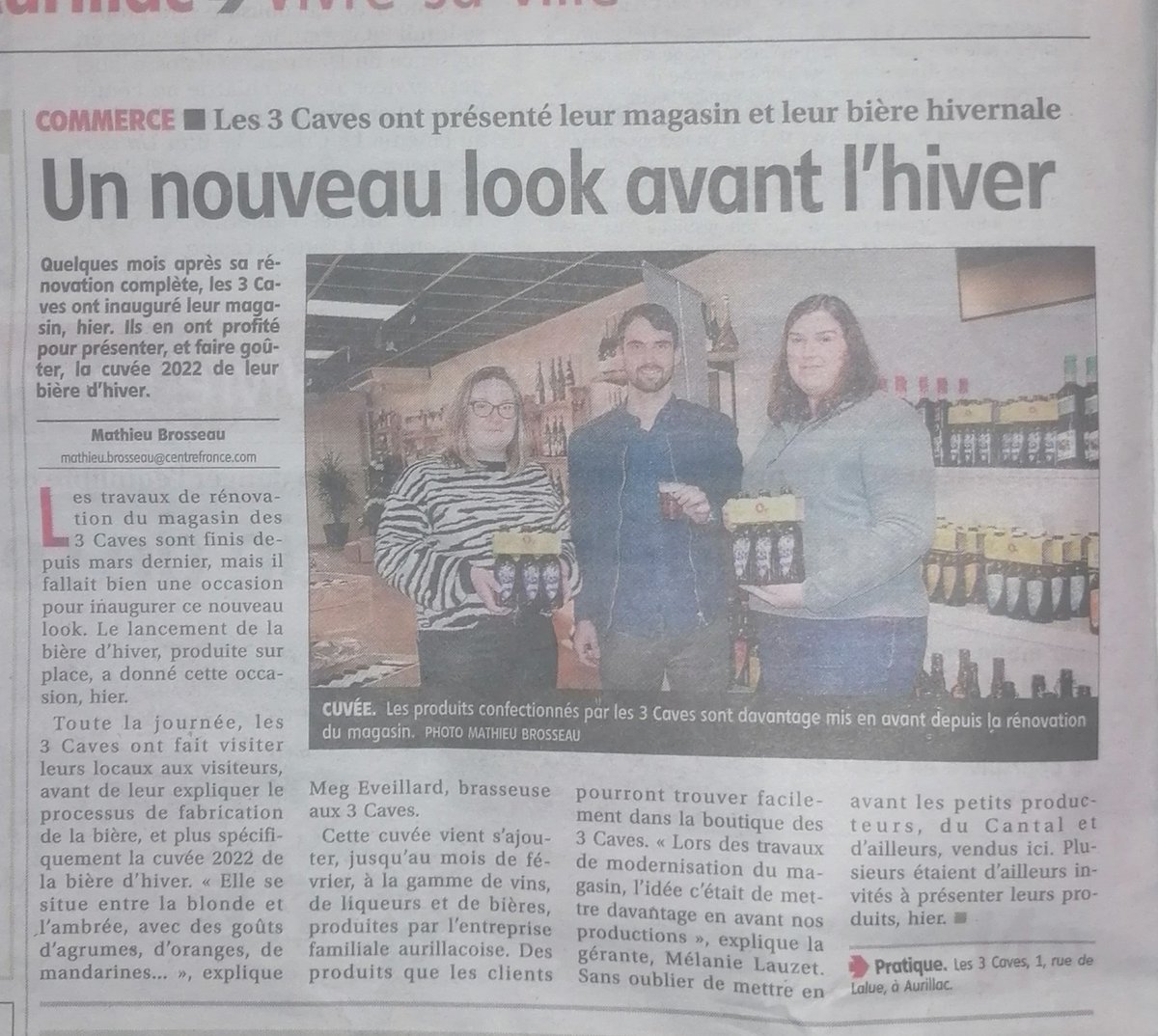 LES 3 CAVES tweet media