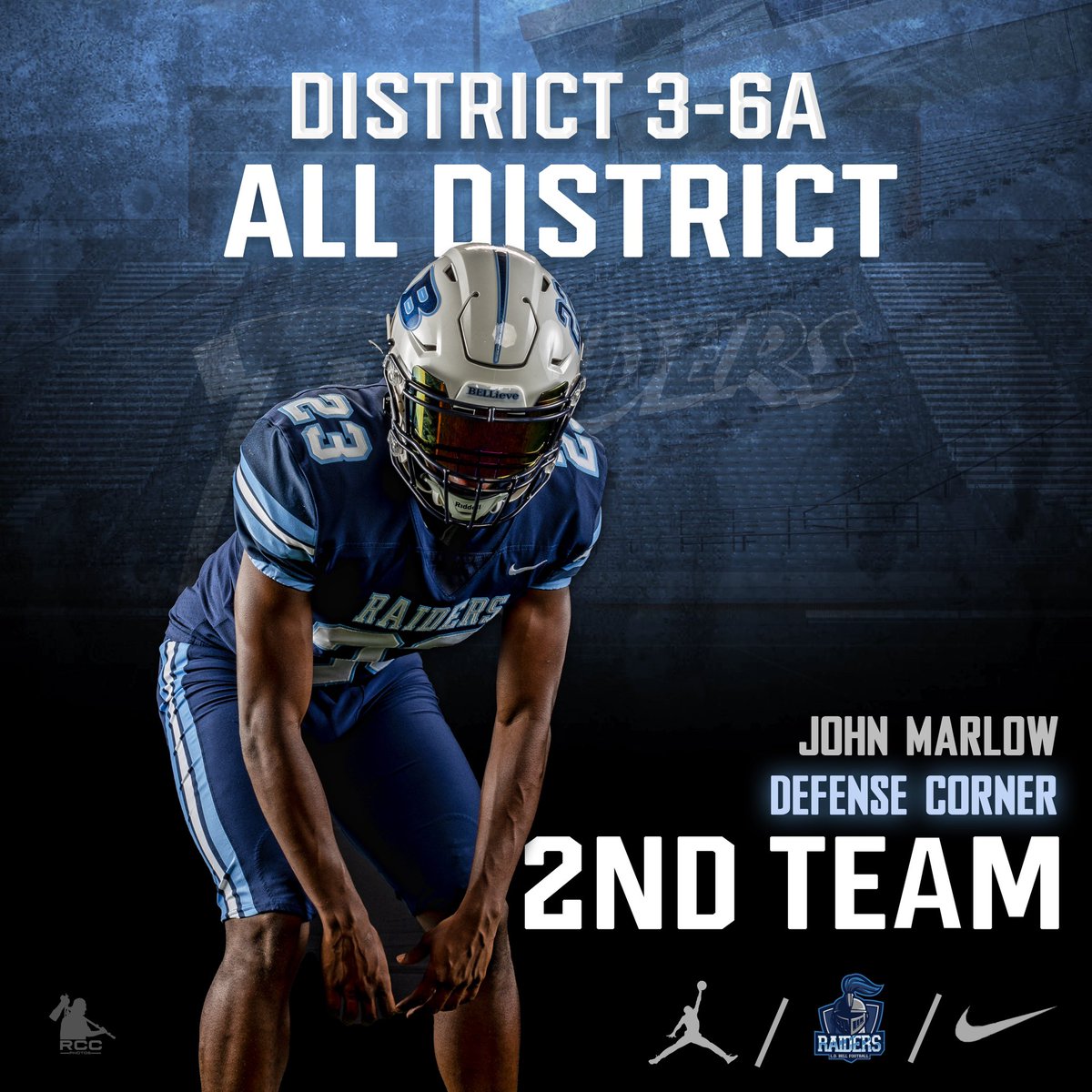 LDBellFootball's tweet photo. Congratulations! John Marlow https://t.co/D9f1F5tuqX
