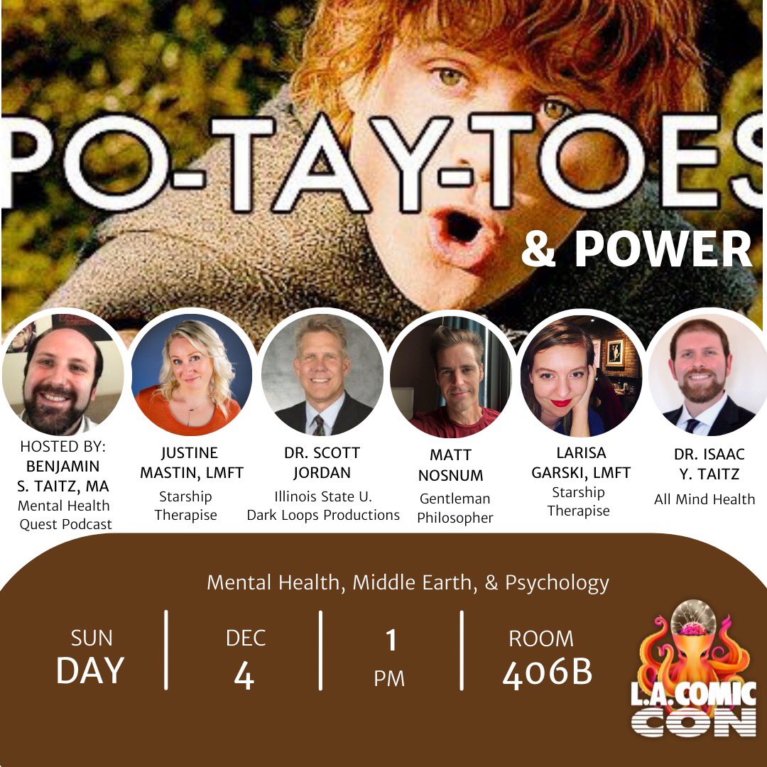 MHQPodcast's tweet photo. Our cohost Benjamin will be @LaComicCon with @AllMindHealth1 @Dark_Loops @ShadowQuill @PodcastStarship @JIJennings @lizzyns @BeeTherapeutic and @MattNosnum presenting and hosting 4 panels!!! If you’re gonna be there come say hi!!! https://t.co/C4F4E3yQ1m