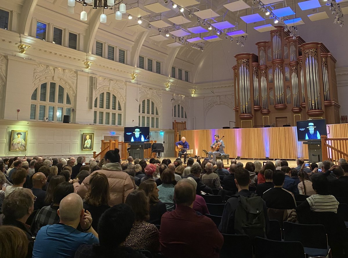 RCMLondon's tweet photo. What a fantastic day at #RCMGuitarFestival! We enjoyed informative masterclasses and Q&amp;As, pop-up performances, fun family activities, concerts and more.
Thank you to everyone who joined us in celebrating the RCM’s dynamic guitar community.

#rcmlondon #guitars #guitarfestival https://t.co/kyFZXwHfT8