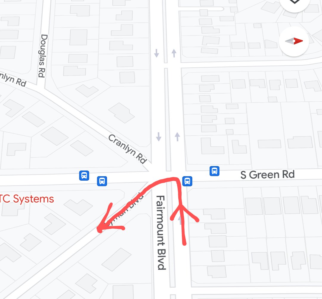 g_in_cle's tweet photo. just watched someone make this left turn ON RED and I have so many questions
#baddriver #wtf #leftonred #soillegal https://t.co/dtn14LuRGo