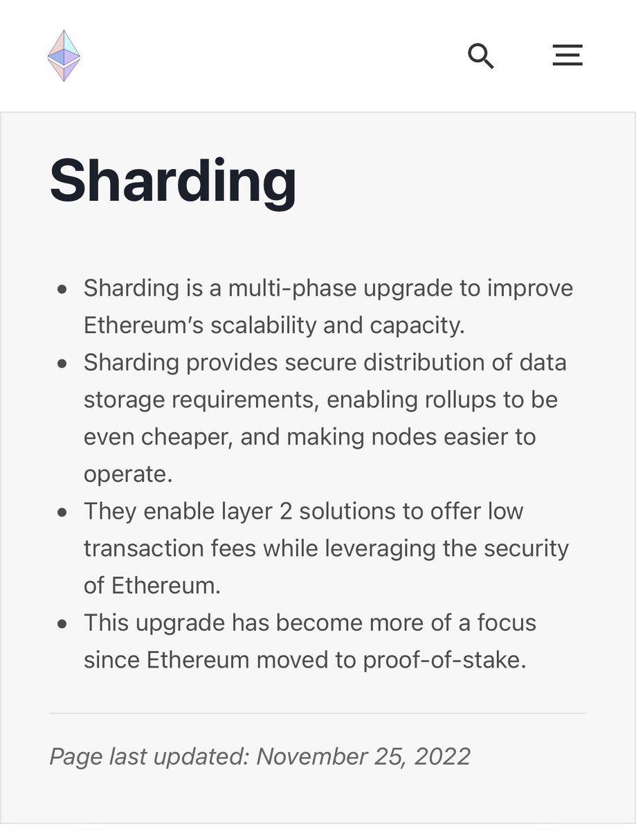 theweb3pilot's tweet photo. @NischalShetty @shardeum Ji Thanks for the Reply , But ETH 2.0 is also making similar claims on their site that Sharding is their technology and Their explanation is very much similar in technical terms.The fact still stands that Sharding and its features are not unique to shardeum. https://t.co/NNWhQI25vQ