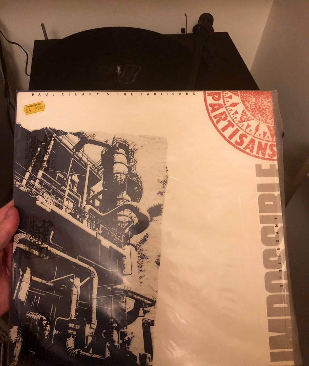 daveGildedALM's tweet photo. I can see Cleary now the Blades have gone.
Paul Cleary & #ThePartisans effectively owned The Baggot Inn on Wednesdays.
Bought 11th July 1987 at @FreebirdRecords for £4.99 on @carrtogram’s excellent #HotWire label.
@TheBladesBand https://t.co/RI43xSRWAQ
