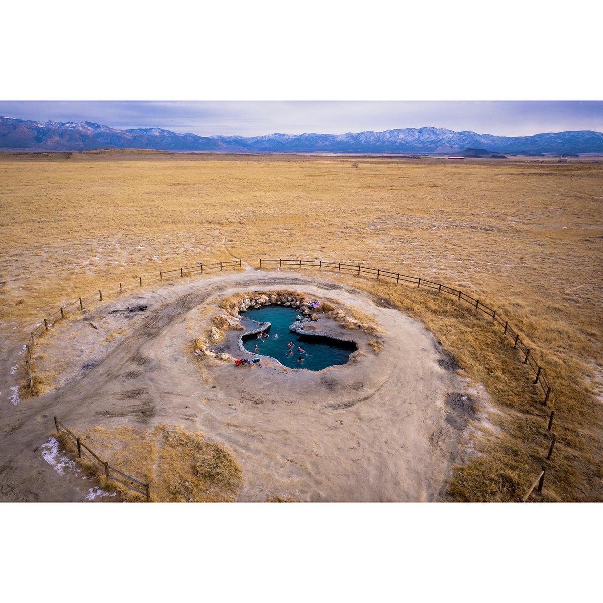 iamscottallred's tweet photo. #utah showing off this weekend!  @DJIGlobal #dji #dronephotography #hotsprings https://t.co/ObfXdT9fae
