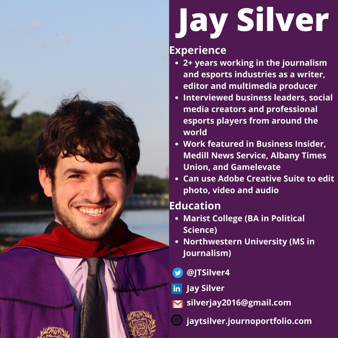JTSilver4's tweet photo. Hi all! As we approach the offseason’s conclusion: I’m looking for a new home for my esports content in 2023. As a reporter, I’ve been on the ground for the LCS and during Worlds 2022 interviewing players from all over the world. DMs are open and RTs appreciated! #esports #LCS https://t.co/gUTdbnf2cS