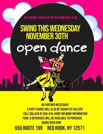 RedHookGolfClub's tweet photo. Put your dancing shoes on &amp; head on over to the Fairway Tavern this Wednesday night.⛳️ https://t.co/oxhmpqhqzL
