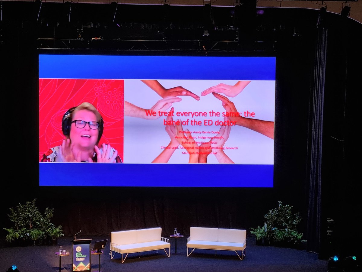 Cultural safety is not enough. We need cultural proficiency and competency- Prof Aunty Kerrie Doyle #acemss22