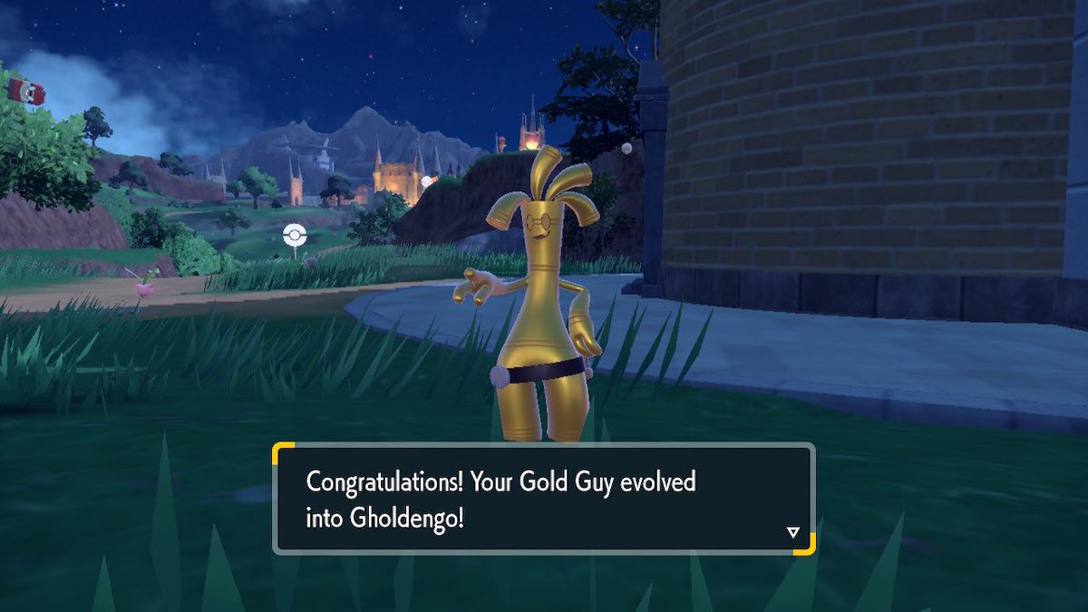 GINOxUV's tweet photo. Got my Golden Boy! #PokemonScarlet #GoldGuy #Gholdengo #999COINS https://t.co/mtF7zTxDiy
