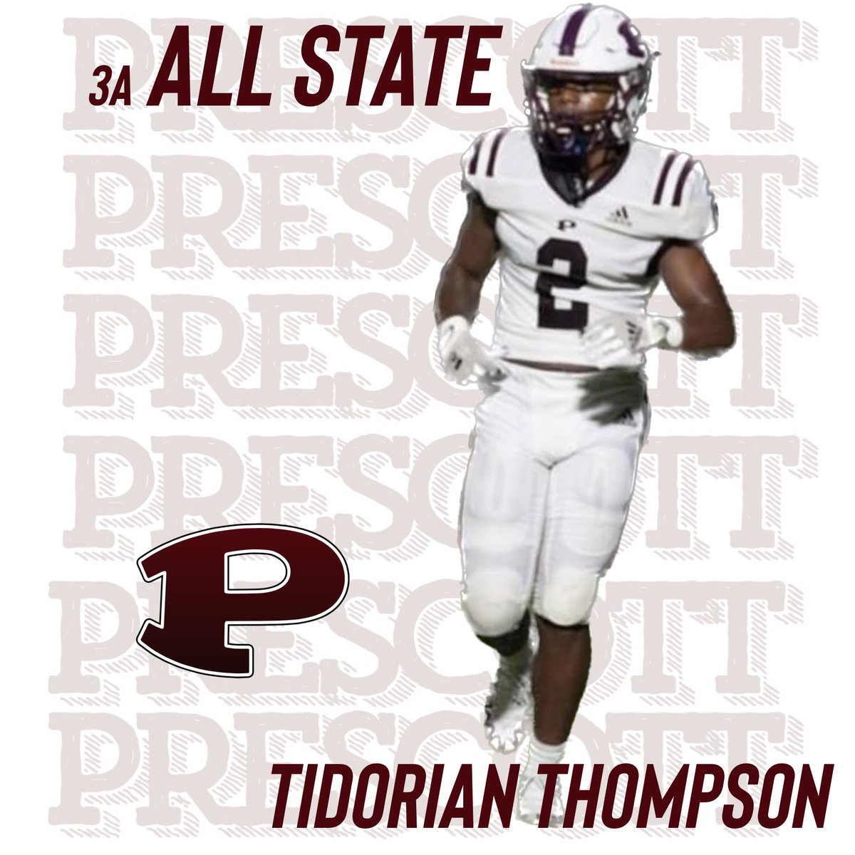 psd_wolves's tweet photo. Congratulations to Tidorian Thompson for being selected 3A All State!! @tidorian2 https://t.co/u6equX7jtu