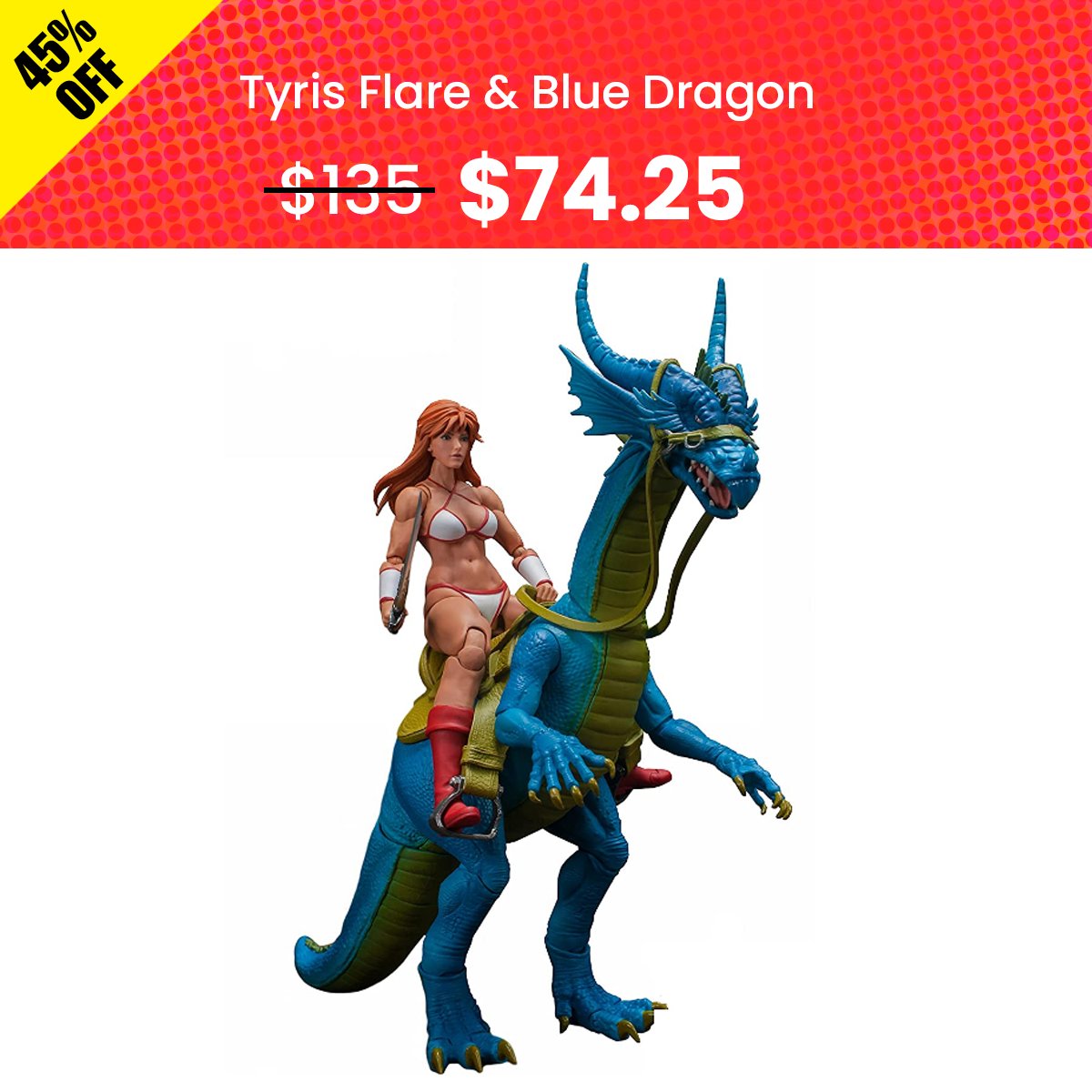 Gilius Thunderhead and Tyris Flare are both 45% OFF during our Black Friday Sale. Don't miss this offer to add them to your Storm Collectibles collection! 🛍️ shop.bandai.com #BlackFridayDeals #GoldenAxe