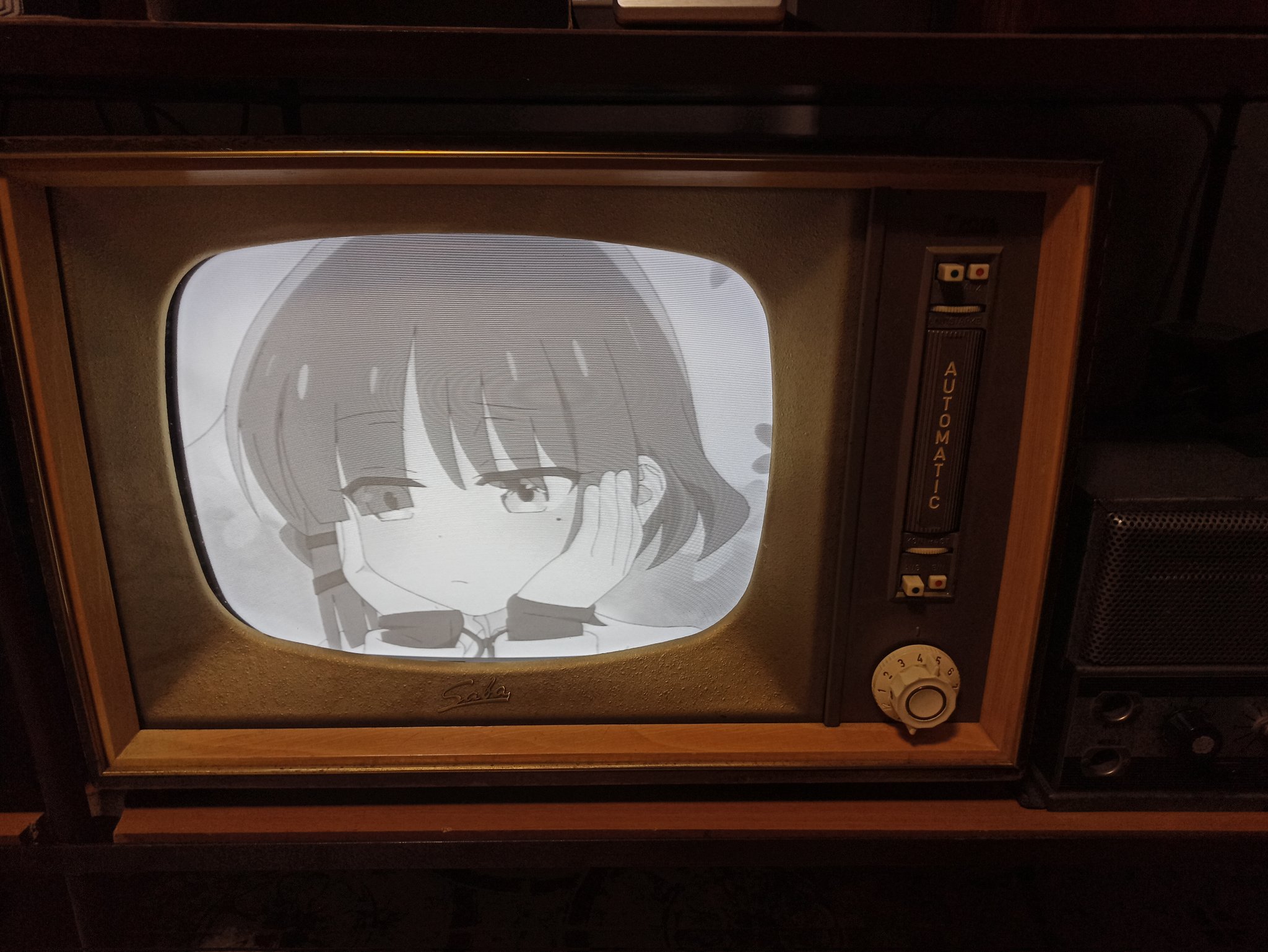 I put waifus on a vintage TV on X: Ryo Yamada - Bocchi the Rock! Saba  T-1014 Schauinsland - 1959  / X