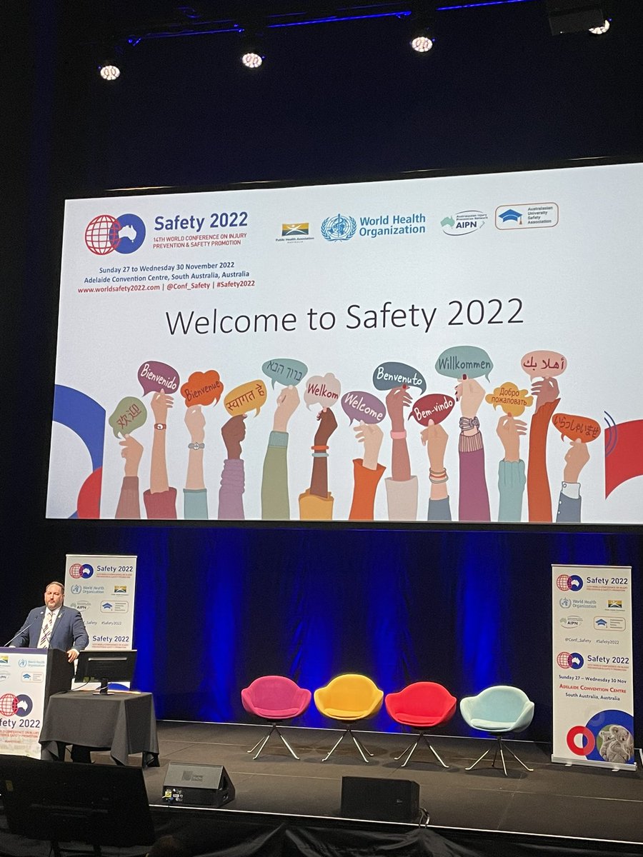 #Safety2022 getting underway <a href="/Conf_Safety/">World Conf. Injury Prevention & Safety Promotion</a> <a href="/theAIPN/">The Australasian Injury Prevention Network</a> <a href="/WHO/">World Health Organization (WHO)</a>